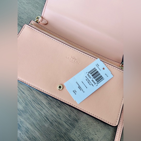 Coach Light Khaki/Faded Blush Crossbody - Picture 6 of 7